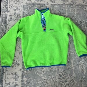 Louis Garneau vintage neon green sweater